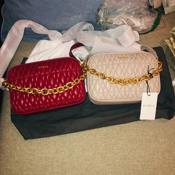 SOLD FURLA Cometa Crossbody Bag Nude - Picture 7 of 8